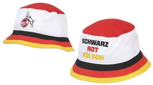 1. FC Köln Fischerhut - SCHWARZ ROT KÖLSCH - Sonnenhut | Hut | Schlapphut