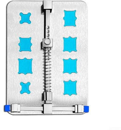 HanOaki Leiterplatten-Wartungswerkbank | Edelstahl-Stützplattform, 130 x 90 x 2 mm, kompakte Größe | für tragbare Handy-Reparaturwerkzeuge | elektronische Reparatur-Arbeitsfläche