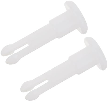 Hemobllo Perno di Carta per Appoggio Attrezzature di Optometria in Plastica Bianca, Spillo di Carta da 5 MM di Diametro, 2 Pezzi per Uso Sanitario in Ambienti Clinici e Scolastici