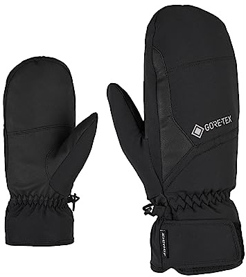 Ziener Garwel GTX - Guanti da sci alpino per sport invernali, impermeabili, traspiranti, colore nero, 8,5