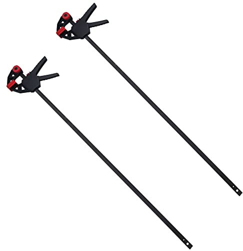 36 Quick Release Ratchet Rapid Bar Speed Clamp Holder Grip Spreader Fastener 2pc