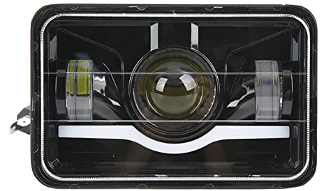 Faro anteriore, IP67 impermeabile 45w 3600lm Alloggiamento in lega di alluminio per fari a LED rettangolare per parti di automobili