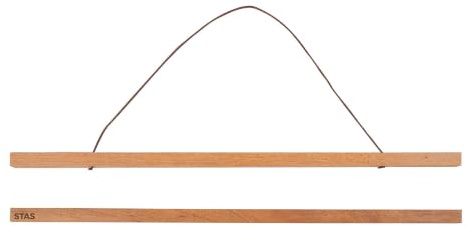Posterleiste Posterschiene Poster 60 cm, Magnet Magnetische Holz Poster Aufhänger Halter Rahmen Leisten Bild Bilder Bilderleiste Bilderrahmen (21-100cm)