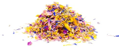 Essbare Blütenmischung 15g - Blütenmix - Blüten getrocknet - Farbenfroh - Dekorativ zum Backen oder Kochen - Essblüten