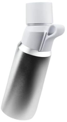 AIR UP Silver Steel Water Bottle 850 ml + 3 Pods