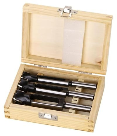 Set Di Frese For Fori Tasselli In Legno Con Gambo Tondo Punte Da Trapano Coniche Artigli Tenoni In Legno Tasca Punta Lavorazione Del Legno Punta In Acciaio Al Carbonio Fresa Profondi Carotatrice ( Siz
