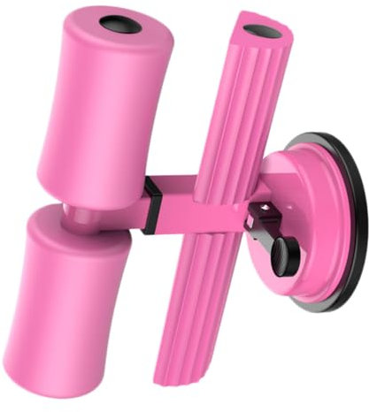 Parliky 1stück Fitnessgerät Mit Saugnapf Für Sit-ups Abdominal Trainer Für Effektives Bauchmuskeltraining Zu Hause Doppelte Stange Rutschfest Höhenverstellbar Für Glatten Böden