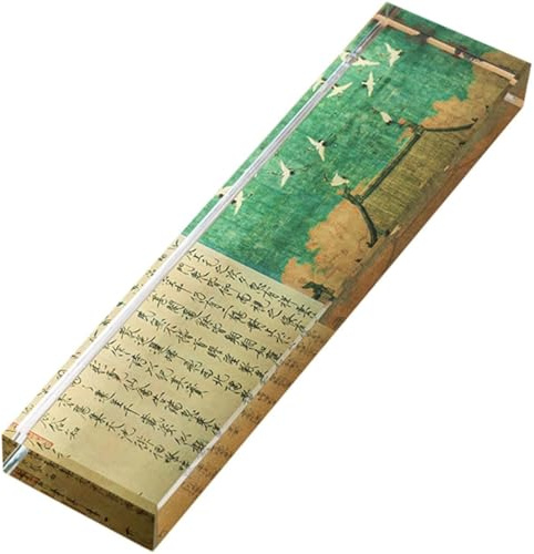 Muteitt Pisapapeles De Caligrafía China, Pisapapeles De para Sujetar Papel, Suministros De Arte De Escritorio Plano, Pisapapeles De Caligrafía para Pintar Y Escribir