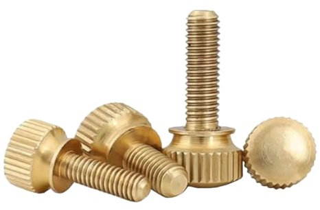 5 Stück Messing-Rändelschrauben M3-M6, M5x20mm (5 Stück)