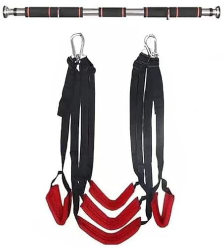 JYLYZZIN Love Swing Sex Swing Mit Spreizstange BDSM Set Liebesschaukel Sexschaukel Turrahmen Tür Schaukel Door Swing Sexspielzeug Für Paare Extrem Sex Bondageset Fesseln