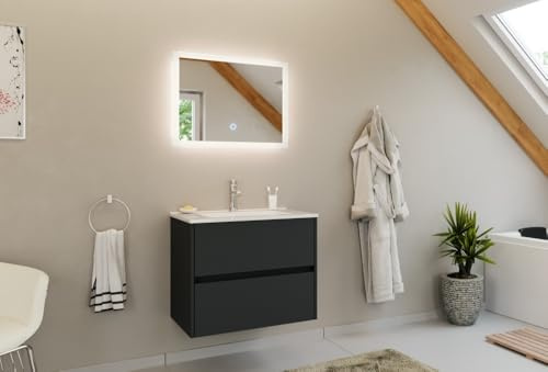Magnolia Home Badmöbel Set Taifun 2tlg. 70cm mit LED Spiegel