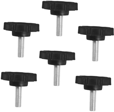 Gogogmee 6pièces Lot de Vis pour Parasol de Rechange pour Parasol de Terrasse Bouton de Vis pour Pied Accessoires pour Support de Base