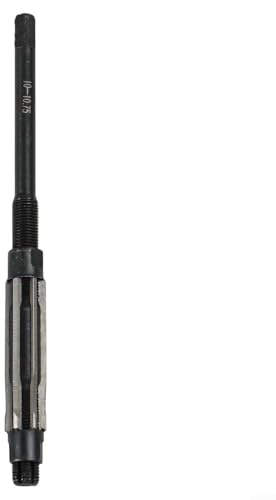 Escariador manual ajustable de 10-26 mm para HSS herramienta de corte manual de agujeros de metal para escariado cilíndrico H8, escariador de acero de alta velocidad de 6 cuchillas para aleación de
