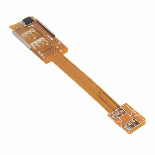Tixiyu SIM-kortförlängare Hållbar Flexibel Förlängningsadapter för -smarttelefoner med Blandade SIM-kortplatser 1 X -kortförlängare Gäller för IP, S7 och Mer