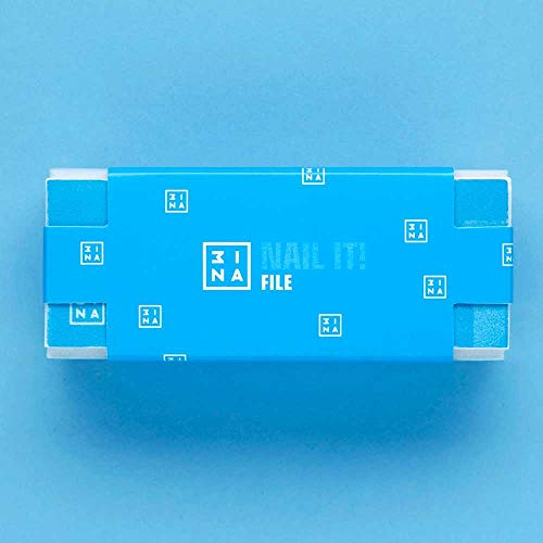 3INA MAKEUP - The Nail It! File - Blocco Lucidante Per Lucidare Le Unghie - Quattro Passi: Accorciare, Modellare, Levigare E Lucidare - Vegan - Cruelty Free