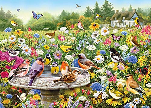 LYFKYL Puzzle-1000 Teile Blumen und Vögel Erwachsene Kinder Puzzle Home Decoration Art Geschenke