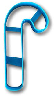 Candy Cane Cookie Cutter (4.0 Inch)