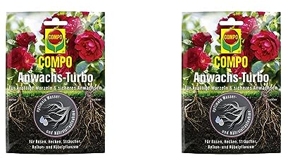 COMPO Anwachs-Turbo, Hochwirksames Bewurzelungshilfsmittel, Spezieller Dünger, 50 g (Packung mit 2)