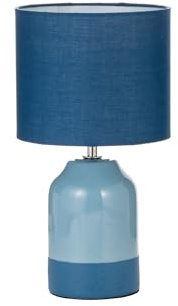 Pauleen Paulmann 48324 Tischleuchte Sandy Glow E14 max. 20W Creme, Blau Stoff, Keramik