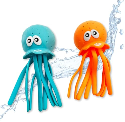 Schildkröt Octo Buddies, Wassertiere mit Wasserbombeneffekt, Wasserspielzeug für Kinder ab 3 Jahren, Ideal für Pool, Schwimmbad, Badewanne