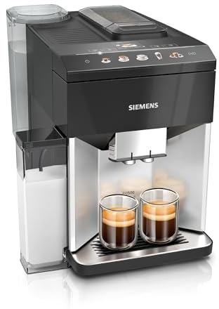 Siemens EQ500, Helautomatisk espressomaskin, TQ517R03 | coffeeSelect Display | aromaDouble Shot | autoMilk Clean | ceramDrive | oneTouch DoubleCup