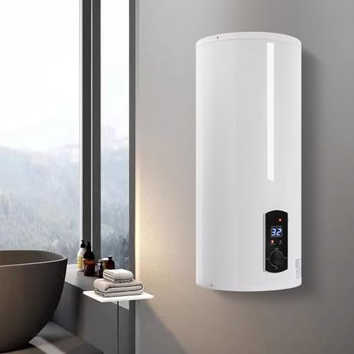 Lilyeriy 50 l/80 l/100 l/, scaldabagno elettrico, verticale, per cucina, parrucchieri, bagni, roulotte (50 l)