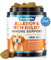 Carmelie Itchy Dog Skin Relief 200 Chews - Anti Itch Treats for Dogs - Omega 3 Probiotics for Dog - Itchy & Paw Licking Allergy Relief, Seasonal Allergies, Skin & Coat Support (Chicken)
