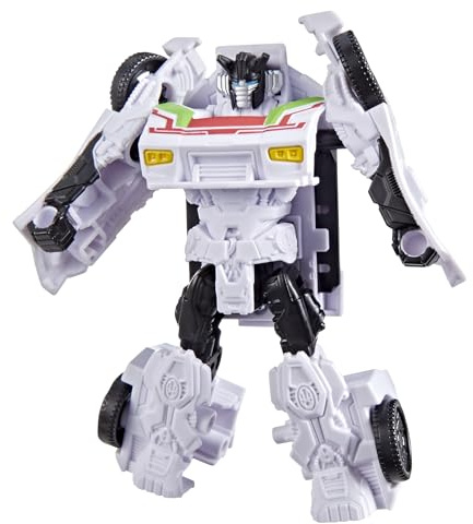Transformers Cyberworld Cyber Changers Wheeljack Action-Figur mit Accessoires und in 1 Schritt umzubauen, 10 cm große Superhelden-Figur für actionreiche mit Kindern ab 6 Jahren