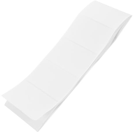 OFFSCH 100 Selbstklebende Weiße Adressetiketten 80 x 50mm Kupferstichpapier Mit Abgerundeten Ecken Vielseitige Beschriftung Für Büro Versand Und Haushalt