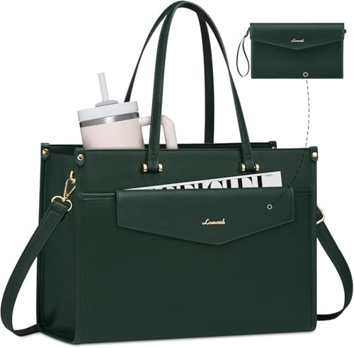 LOVEVOOK Laptoptasche Damen, Arbeitstasche Handtasche Groß