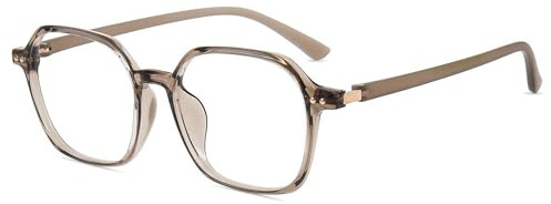 Firmoo Blaulichtfilter Brille Damen Herren Übergroßer Rahmen | Gegen Kopfschmerzen Entspiegelt UV-Schutz Computerbrille TR90