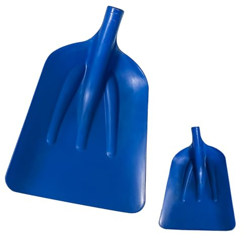 CRISALIDE® Badile in Poliammide e Fibra di Vetro – Pala Professionale Leggera e Resistente per Neve, Terra e Granaglie – Design Ergonomico – Manico non incluso