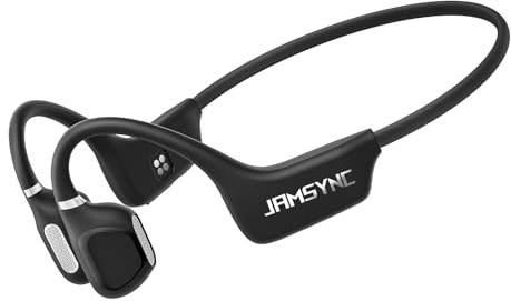 Jamsync Open Ear Headphones, Running Headphones Bluetooth 5.4 with Built-in Mic, Bluetooth Headphone 14H Battery & IPX5 Waterproof, Sports Headphones for Running, Cycling, Walking