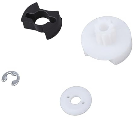 Aramox Polea de Correa del Motor de la Máquina de Coser, Repuesto para Singer 3333 3337 3342 M3220 3321 3323 3327A Kit de Polea de Correa del Motor de 9 Dientes