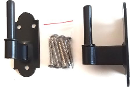 Superior Shutter Pair of Heavy Duty Plate Pintles (1 1/2 Offset)