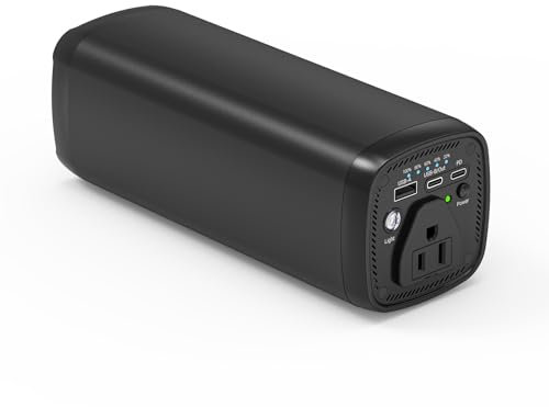 PAFISH Portable Laptop Charger with AC Output, 31200mAh/115.4Whh 100W, External Battery Pack for Outdoor Travel, Travel Emergency, Power Bank for HP, Laptops,
