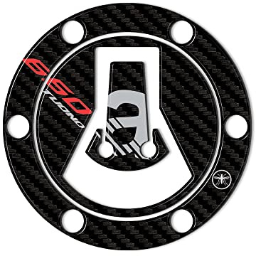labelbike - 3D Sticker Motorcycle Fuel Tank Cap Protection and Decoration in Resin Compatible with Aprilia Tuono 660 2021-2025