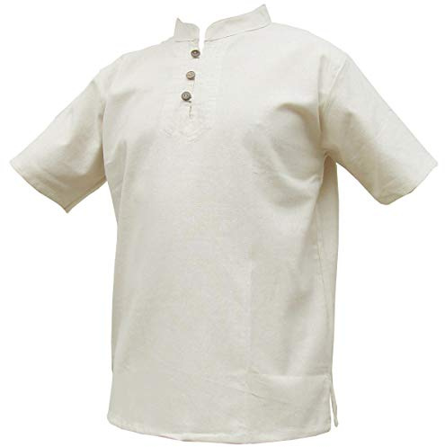PANASIAM Nature cotton Shirt, 3button, SS, L