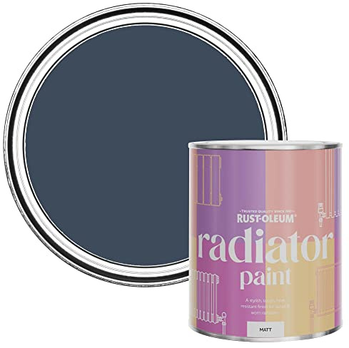 Rust-Oleum Blue Radiator Paint in Matt Finish - Blueprint 750ml