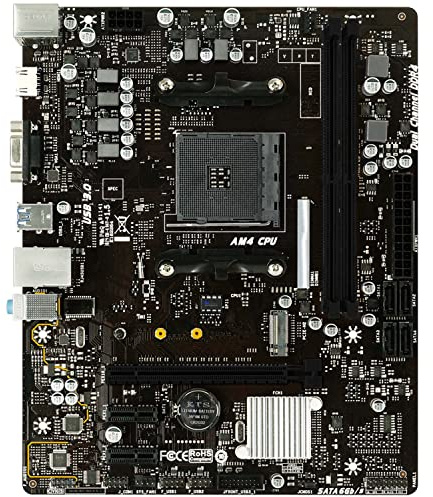 SIMPLETEK Carte mère Micro-ATX Socket AM4 AMD B550 | NVME 2 X DDR4 MAX 32 Go | 1 SLOT M.2 PCIE 3.0 | AM4 B450 RYZEN 3 5 7 9