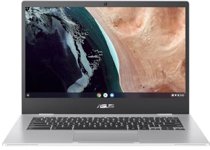 ASUS Chromebook Flip CX1400 CX1400FKA-DS84FT 14 Touchscreen Convertible 2 in 1 Chromebook - Full HD - Intel Celeron N4500-8 GB - 64 GB Flash Memory - Transparent Silver - Intel Chip - 1920 x 1