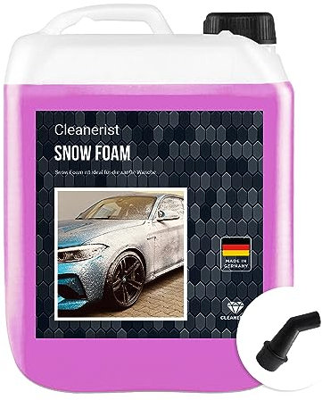 Cleanerist Snow Foam PINK inkl. Ausgießer I Konzentrat | Autoshampoo I Wohnwagen & Caravan | Autowäsche I Foamer I Reinigungsschaum I 5 Liter
