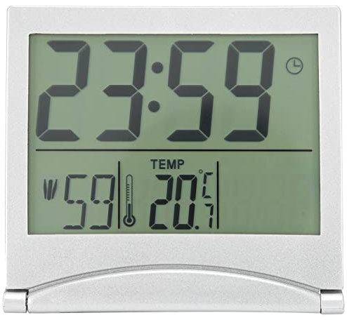 Wecker, Nostalgische Uhr, Ewig, mit Reiseuhr, Zusammenklappbar, Kompakt, für Zuhause, Zimmer, Wecker