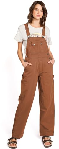 Lana Roux 90s Retro Dungaree Utility Chino Denim Jumpsuit Jean Overalls