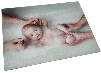 Personalised Large Chopping Board Cutting Board worktop Saver Custom Printed with Your Photo Picture Image 39cm x 28cm