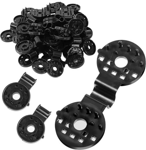 Shade Cloth Clips Greenhouse Shading Net Clip Windproof Awning Clamp Grip 20 Pcs Plastic Clips for Garden Netting Shade Fabric Accessories