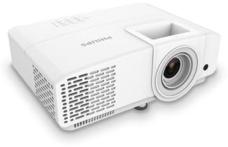 Philips, Propix 850, Vidéoprojecteur Professionnel, DLP, Home cinéma, Correction d'image avancée, 1920 x 1080 Pixels, Full HD, Haut-parleurs Interne de 2 Watts, Lumens : 4000 ANSI, Blanc