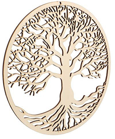 Alipis Ciondolo in Legno Con Albero Della Vita Per Un Arredamento Moderno Ed Elegante