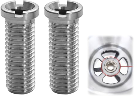 2 Pièces Vis Creuses Pour Éviers,Vis Creuse M12 x 25 mm en Acier Inoxydable,Vis Accessoires de Bouchon de Crépine de Panier D'Évier Pour Cuisine,Convient Pour Éviers de Cuisine et de bar,Évier à Tamis