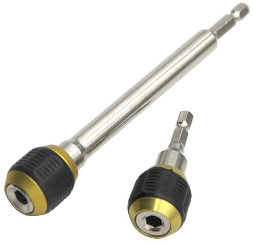 Large Head Pop-up Quick Release Self-Locking Hexagonal Handle Extension Rod Electric Drill Driver Conversion Screwdriver Tool